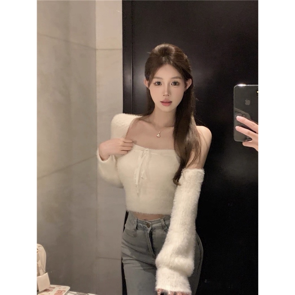 奶霜甜感🍦毛絨甜美感兩件套-細節圖8