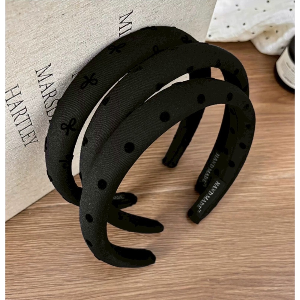 氣質黑灰調髮箍-細節圖6