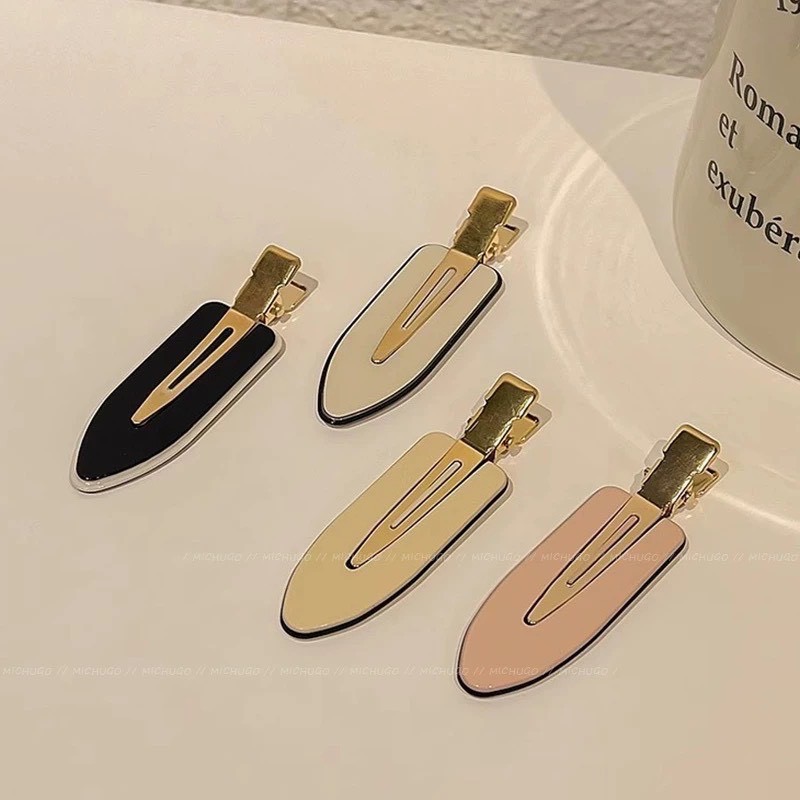 復古無痕瀏海髮夾四件套-細節圖5