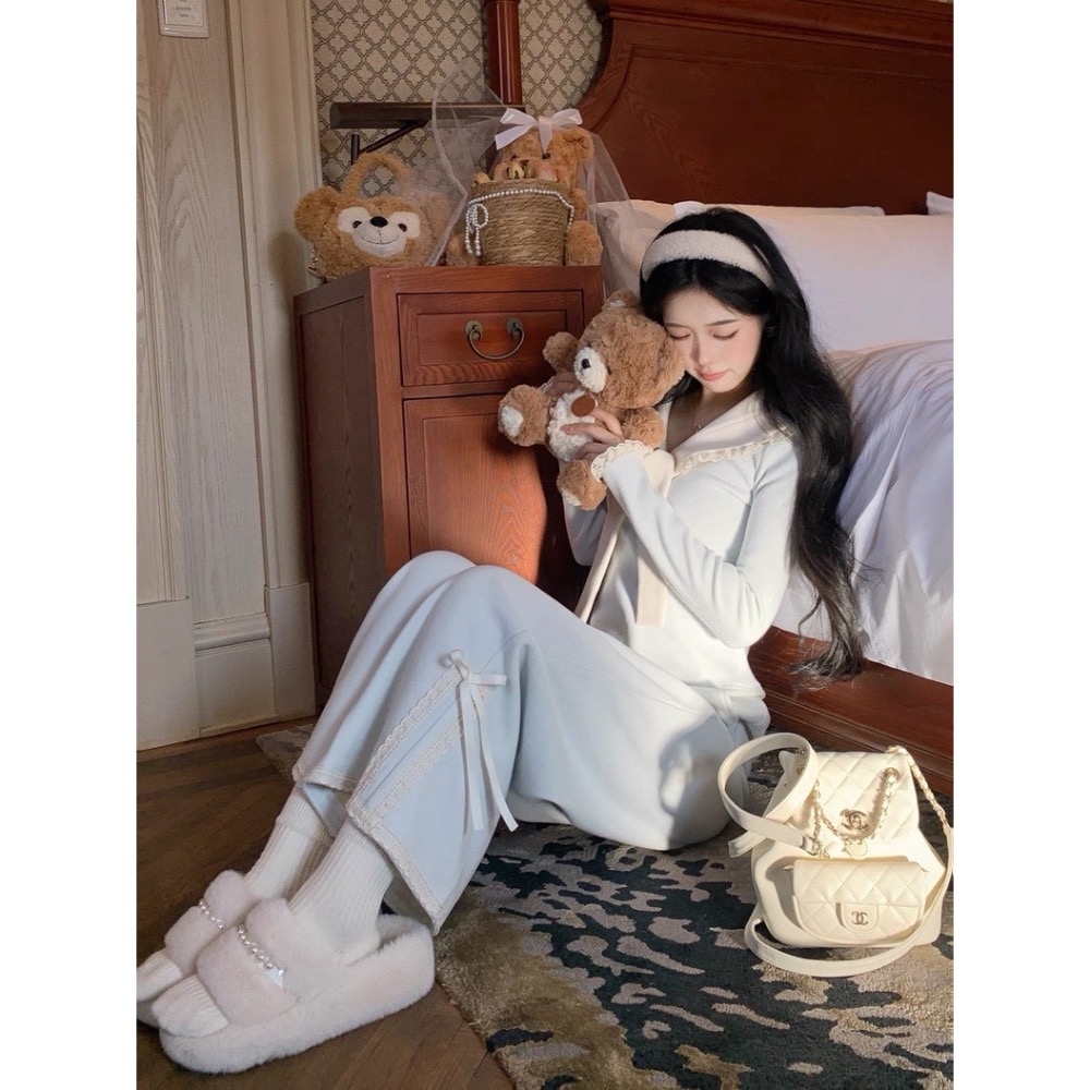 奶甜初戀感🤍蝴蝶結氣質套裝-細節圖2