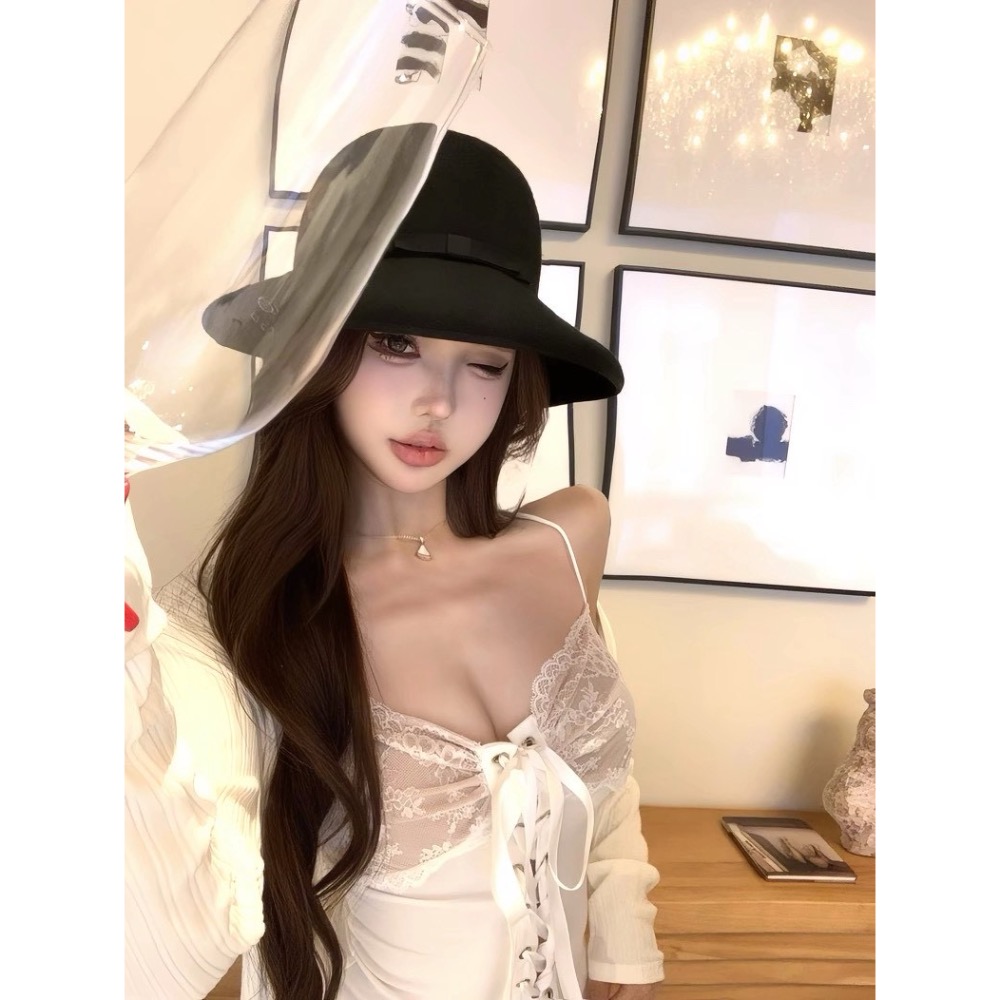 初戀綁帶🤍 甜辣蕾絲開衫外套x背心兩件式套裝-細節圖7