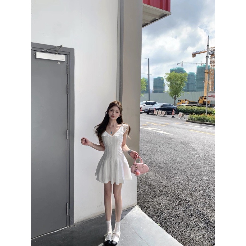 海軍風設計💭收腰連身裙-細節圖4