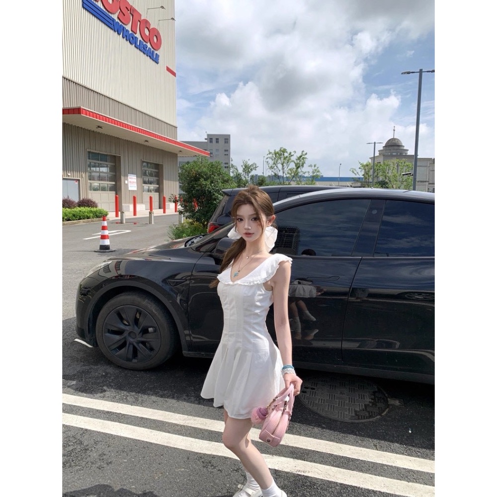 海軍風設計💭收腰連身裙-細節圖5