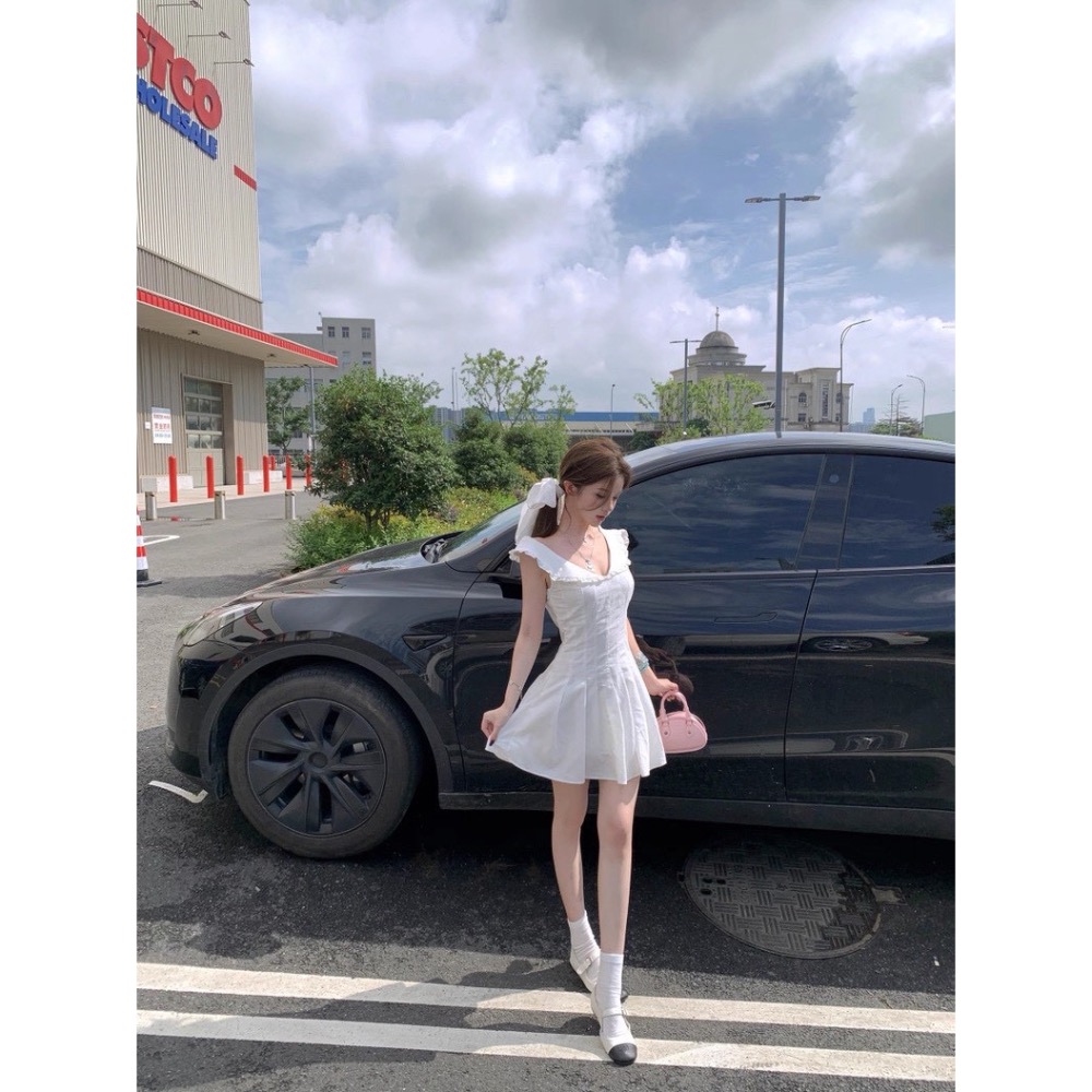 海軍風設計💭收腰連身裙-細節圖7