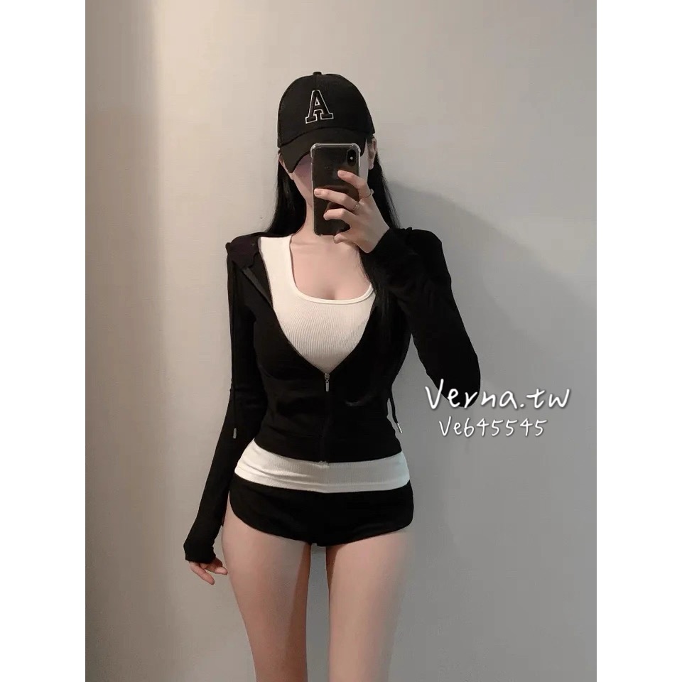 韓系姐姐‘多色大長腿兩件式套裝 ♡-細節圖7