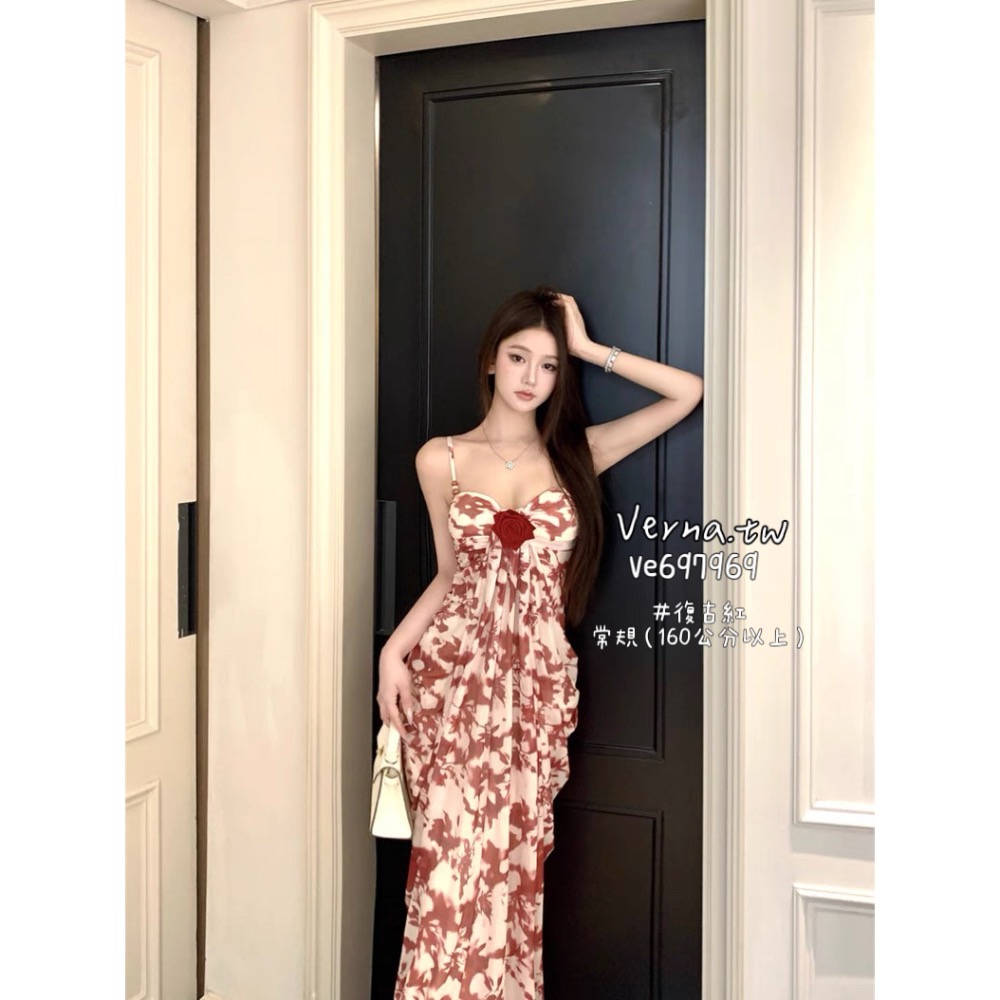 海島假期‘𝓑𝓮𝓪𝓬𝓱 𝓐𝓷𝓰𝓮𝓵 🤍仙氣連身裙 度假洋裝 顯瘦飄逸 沙灘穿搭-細節圖9