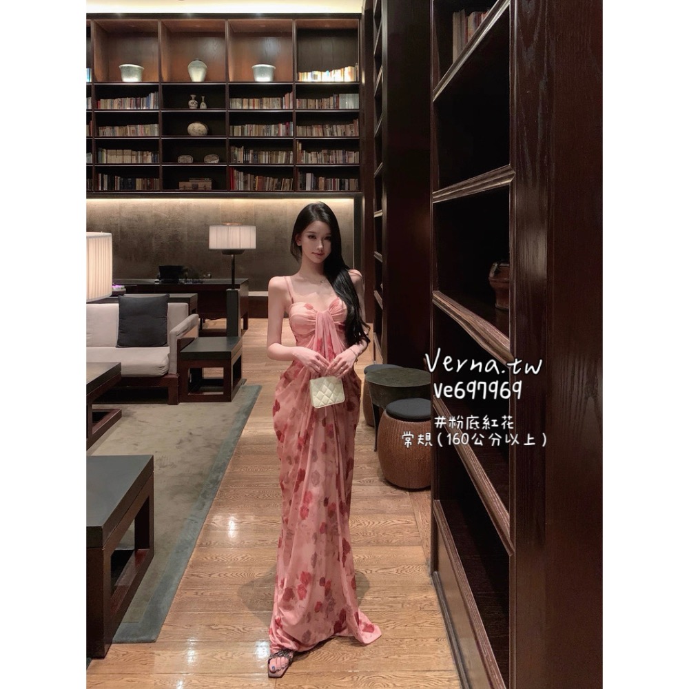 海島假期‘𝓑𝓮𝓪𝓬𝓱 𝓐𝓷𝓰𝓮𝓵 🤍仙氣連身裙 度假洋裝 顯瘦飄逸 沙灘穿搭-細節圖10