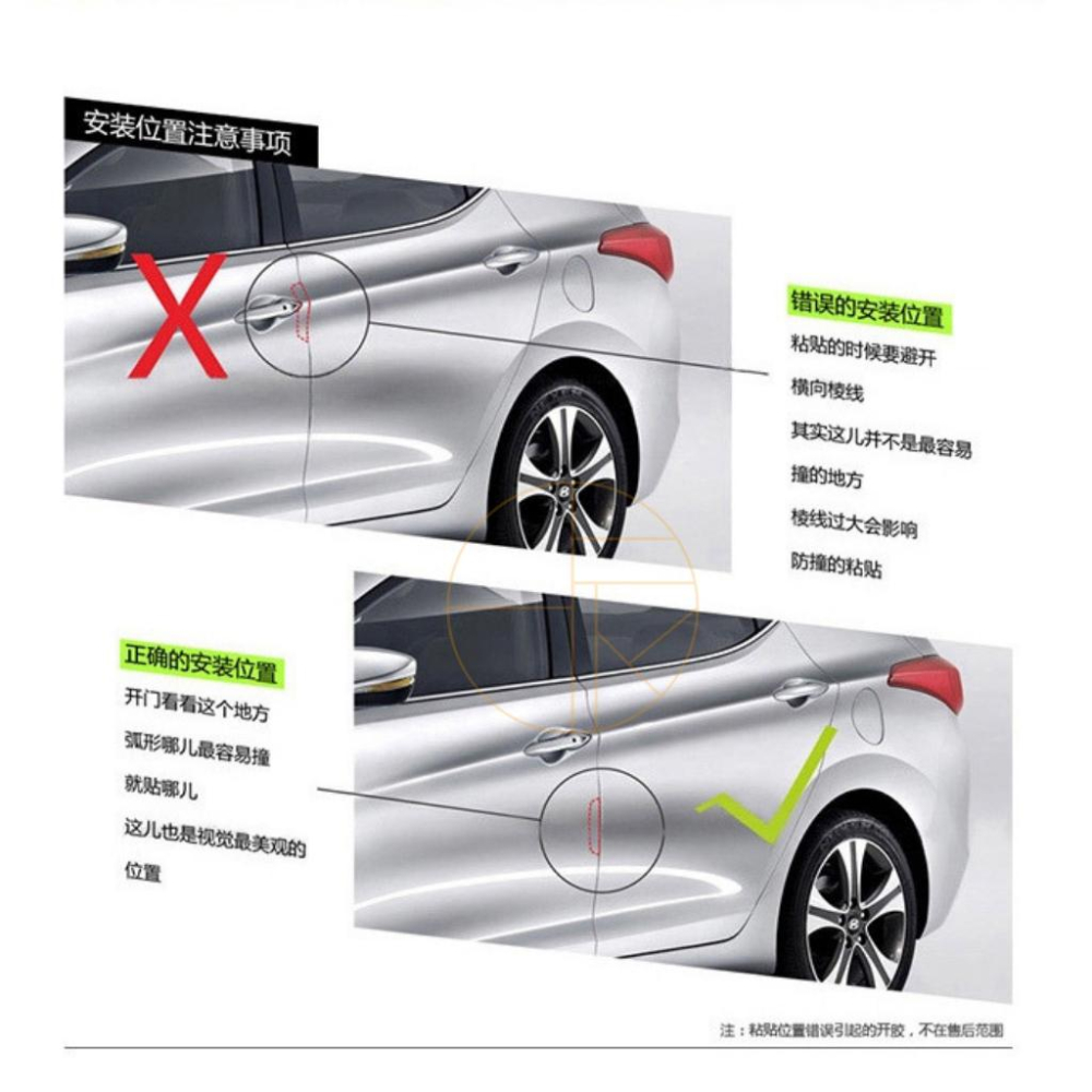 車門防撞條 碳纖維汽車裝飾門邊防擦條隱形防刮車身通用型防撞貼 RAV4 CROSS ALTIS CRV HRV FIT-細節圖7