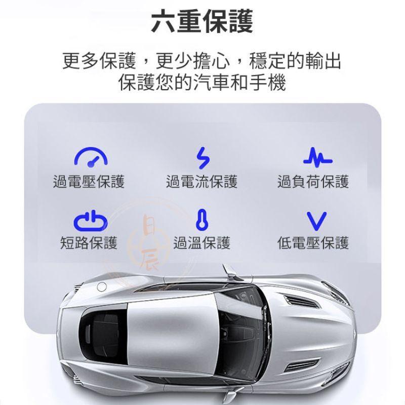 車用 迷你車用充電器 38W USB Type-C  PD QC3.0 快充 車充 車載 充電器 充電頭 12V 24V-細節圖6