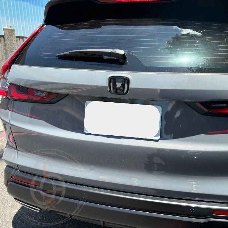 CRV6 後車車標飾蓋 黑化 鋼琴黑 車標貼 車標 卡夢 碳纖 配件 改裝 外飾 本田 CR-V 六代 CRV 6代-細節圖3