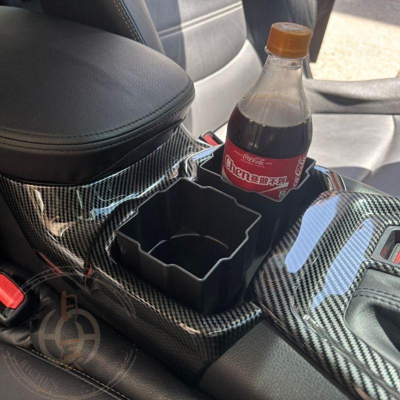 車用方形水杯架 方形紙盒 利樂包 儲物盒 杯架 杯墊 純喫茶 周邊 配件 CC CROSS RAV4 ALTIS CRV-細節圖4