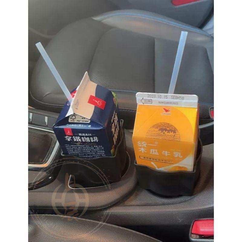 車用方形水杯架 方形紙盒 利樂包 儲物盒 杯架 杯墊 純喫茶 周邊 配件 CC CROSS RAV4 ALTIS CRV-細節圖6