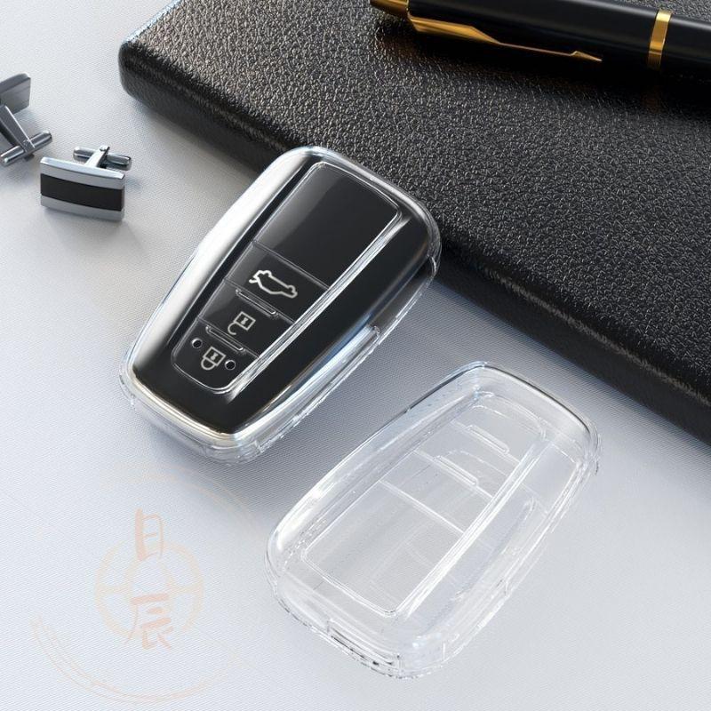 豐田 TPU 透明鑰匙套 RAV4 CROSS ALTIS CAMRY 鑰匙套 鑰匙皮套 保護套 鑰匙圈 果凍套 空壓殼-細節圖4