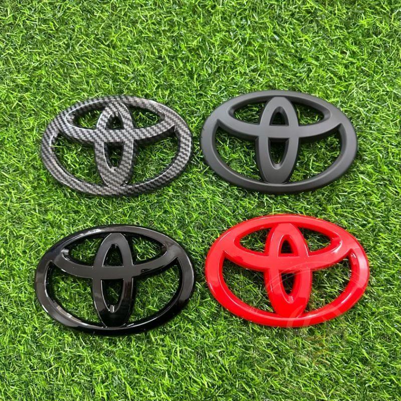 豐田 後車標飾蓋 後車標 黑化 車標貼 車標 改色 卡夢 碳纖 配件 改裝 RAV4 ALTIS CROSS YARIS-細節圖4