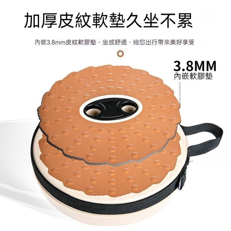 車載 伸縮摺疊凳 露營 螺旋 伸縮椅 折疊椅 排隊椅 摺疊椅 伸縮凳 收納椅 椅子 板凳 RAV4 CROSS CRV-細節圖2