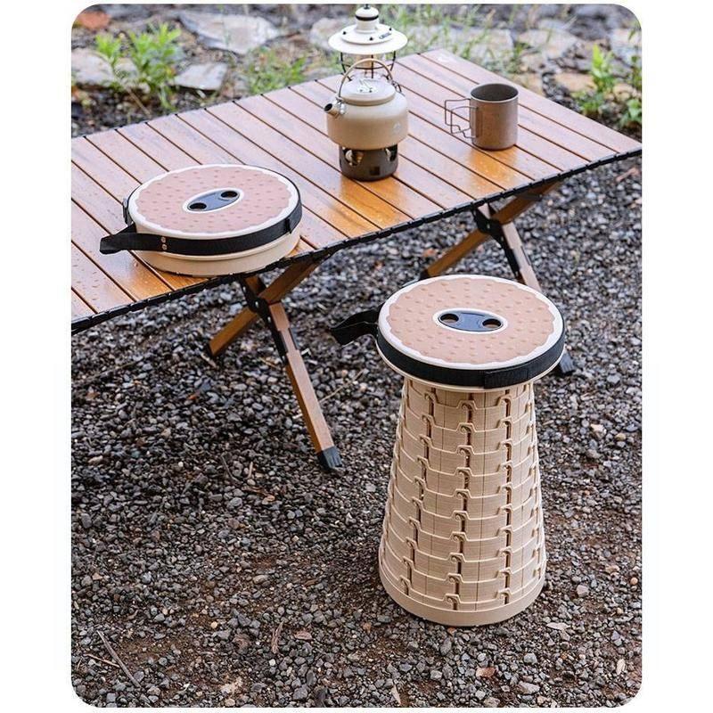 車載 伸縮摺疊凳 露營 螺旋 伸縮椅 折疊椅 排隊椅 摺疊椅 伸縮凳 收納椅 椅子 板凳 RAV4 CROSS CRV-細節圖8