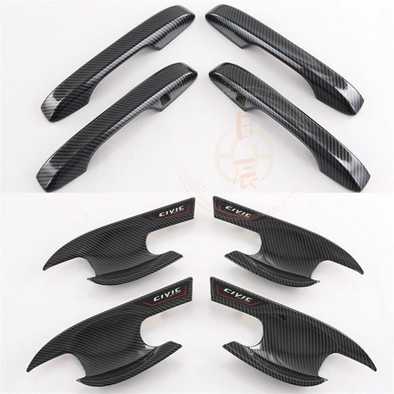 本田 CIVIC 11代 車門拉手飾條 裝飾蓋 拉手 門碗 保護貼 保護殼 門碗貼 拉手貼 手把貼 配件 喜美 CRV6-細節圖9