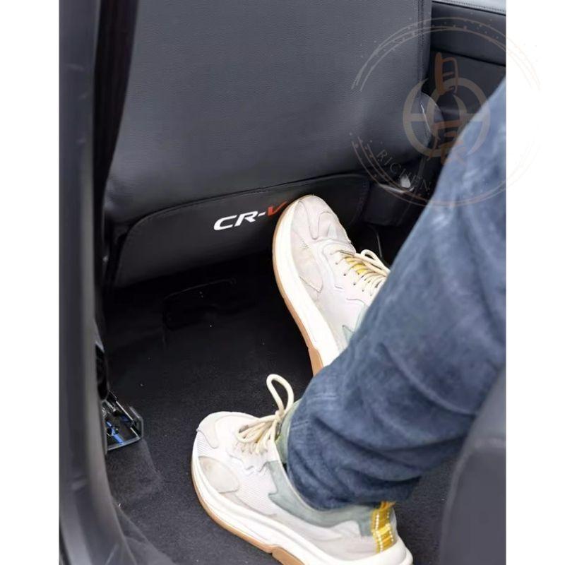 本田 CRV6 專用 防踢墊 耐磨 耐髒 防髒 腳踏墊 椅套 防踢 皮革 椅墊 配件 HONDA 六代 CRV 6代-細節圖5
