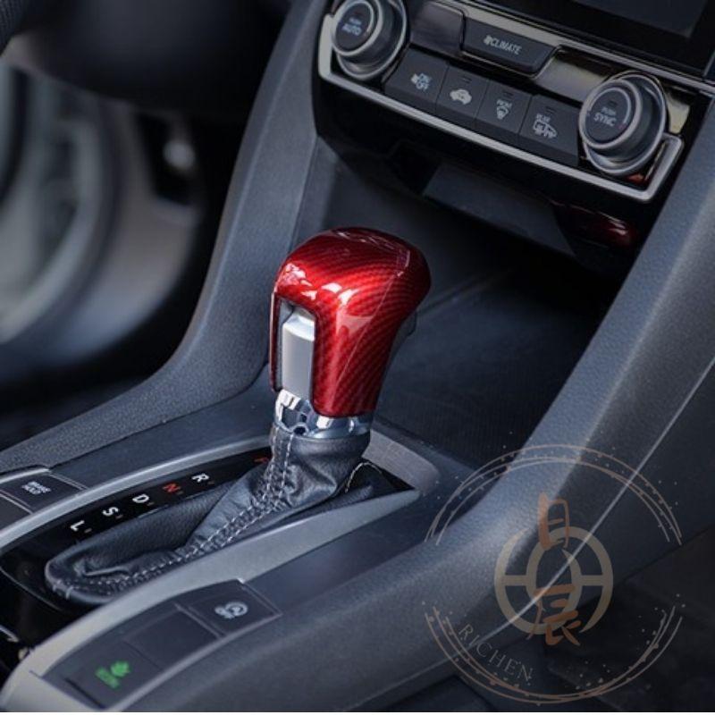 本田 HONDA 排檔頭裝飾蓋 保護蓋  HRV FIT CRV CIVIC 排檔頭 保護殼 碳纖紋 飾板 裝飾 配件-細節圖5