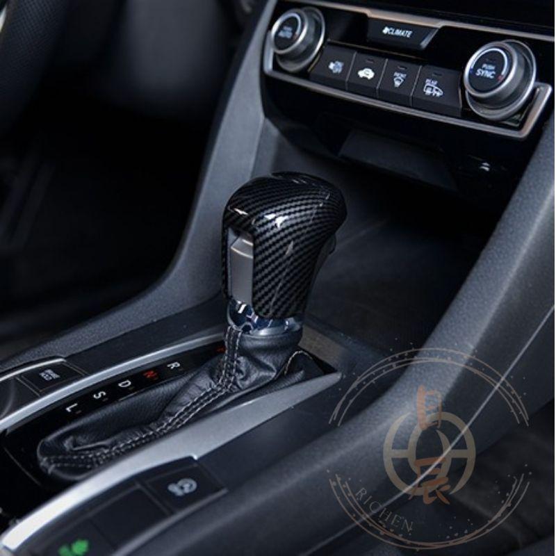 本田 HONDA 排檔頭裝飾蓋 保護蓋  HRV FIT CRV CIVIC 排檔頭 保護殼 碳纖紋 飾板 裝飾 配件-細節圖6