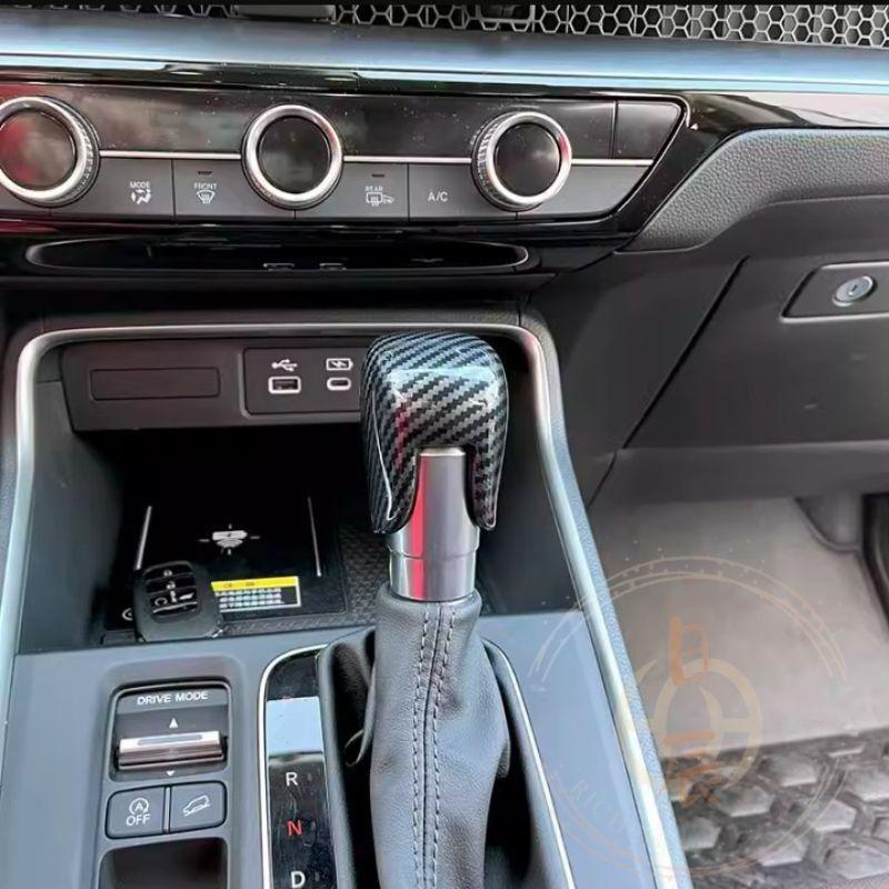 本田 HONDA 排檔頭裝飾蓋 保護蓋  HRV FIT CRV CIVIC 排檔頭 保護殼 碳纖紋 飾板 裝飾 配件-細節圖8