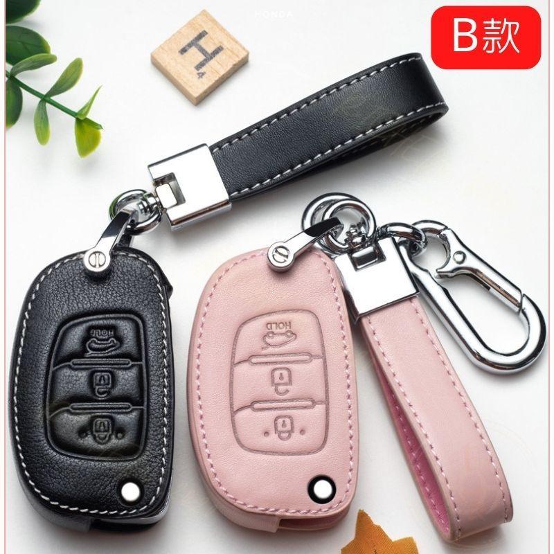 現代 鑰匙皮套 保護套 鑰匙套 遙控 Hyundai CUSTIN Tucson Venue Santa Fe KONA-細節圖7
