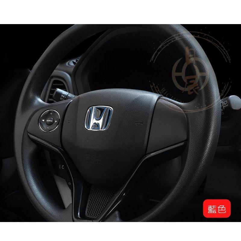 本田 專用 方向盤車標縫隙裝飾貼 碳纖紋 卡夢紋 HONDA CRV HRV CIVIC FIT 配件 飾條 飾框-細節圖7