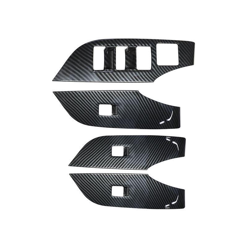 RAV4 五代 ABS 碳纖紋內飾 保護貼 門碗保護 飾板 保護殼 門碗貼 手把貼 碳纖紋 卡夢紋 改裝 配件 5.5代-細節圖8