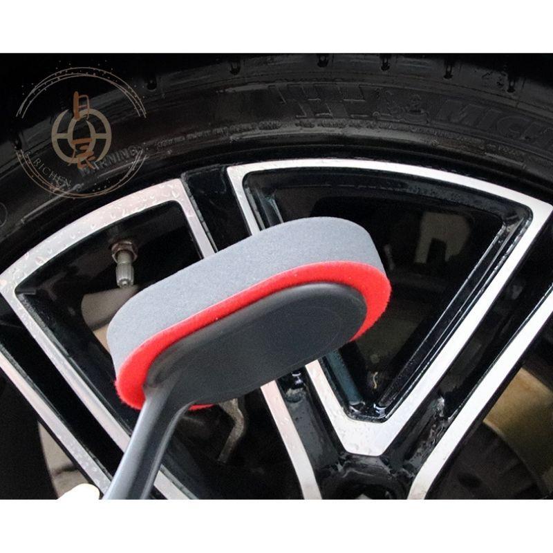 汽車輪胎上蠟海綿刷 輪胎油刷 亮光蠟 車蠟 上蠟 保養 養護 RAV4 CROSS ALTIS HRV CRV FIT-細節圖2