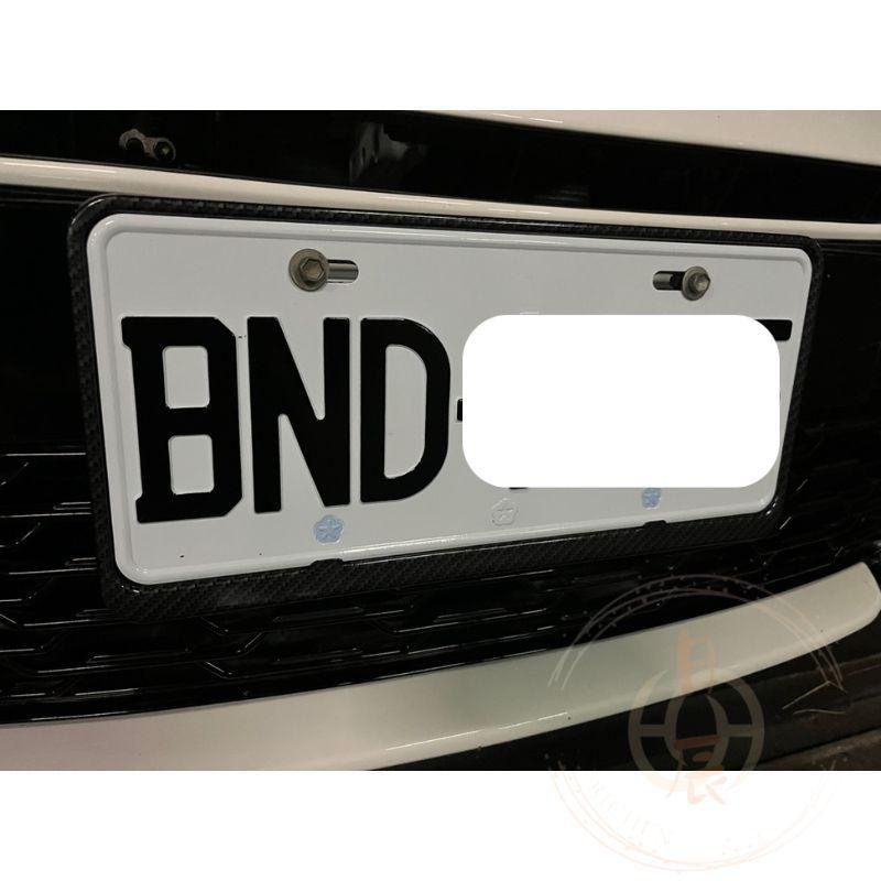 汽車 車牌裝飾框 車牌框 碳纖紋 裝飾框配件 RAV4 CROSS ALTIS CRV HRV FIT 豐田 本田-細節圖8