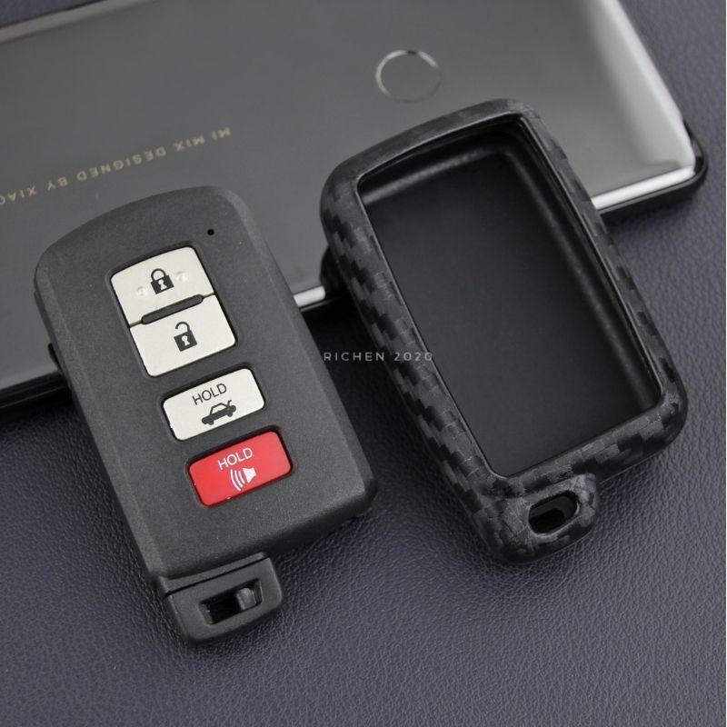 TOYOTA 卡夢紋 鑰匙 保護套 RAV4 ALTIS CROSS AURIS CAMRY 鑰匙皮套 豐田 碳纖 CC-細節圖5