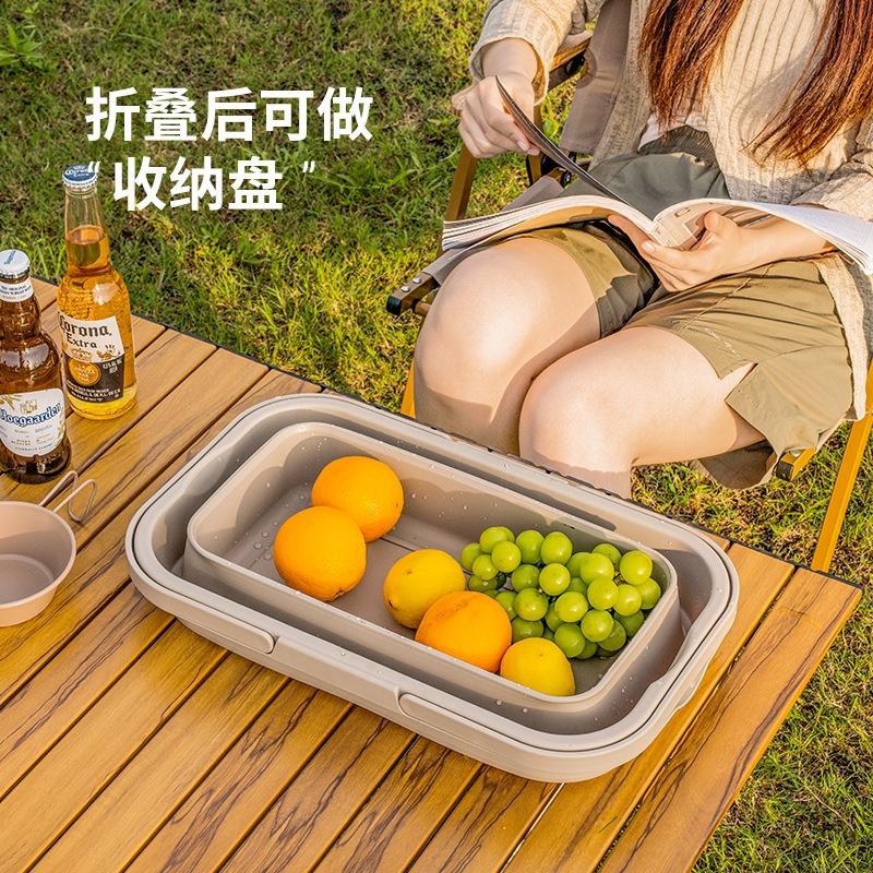 便攜折疊手提桶大容量車載水桶戶外多功能旅行專用塑膠桶野餐桶-細節圖4