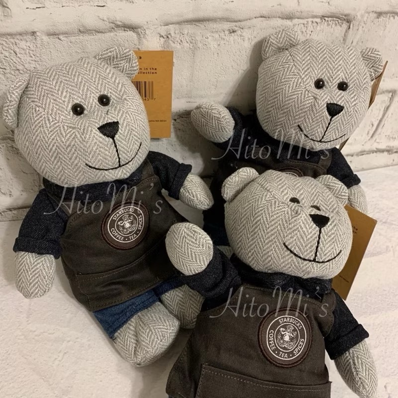 HitoMi’s 代購 全新 香港 美國 台灣星巴克 bearista熊娃娃-規格圖5