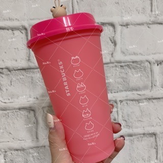 HitoMi’s 代購 全新 日本星巴克 2023 萬聖節限定變色kermit杯塞組-細節圖2