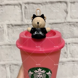 HitoMi’s 代購 全新 日本星巴克 2023 萬聖節限定變色kermit杯塞組-細節圖3