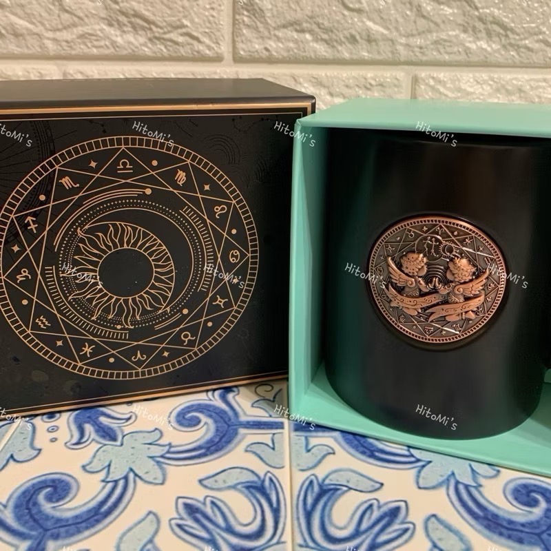 HitoMi’s 代購 全新 台灣星巴克 第四代星座杯 鐫刻星座馬克杯 星座提袋-規格圖2