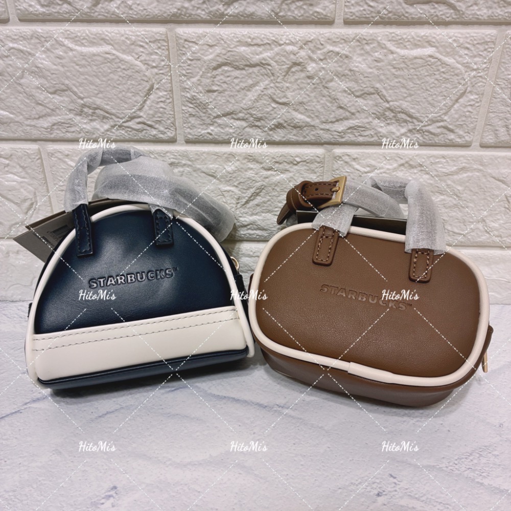 HitoMi’s 代購 全新 台灣星巴克 女神復古運動風迷你包-細節圖2