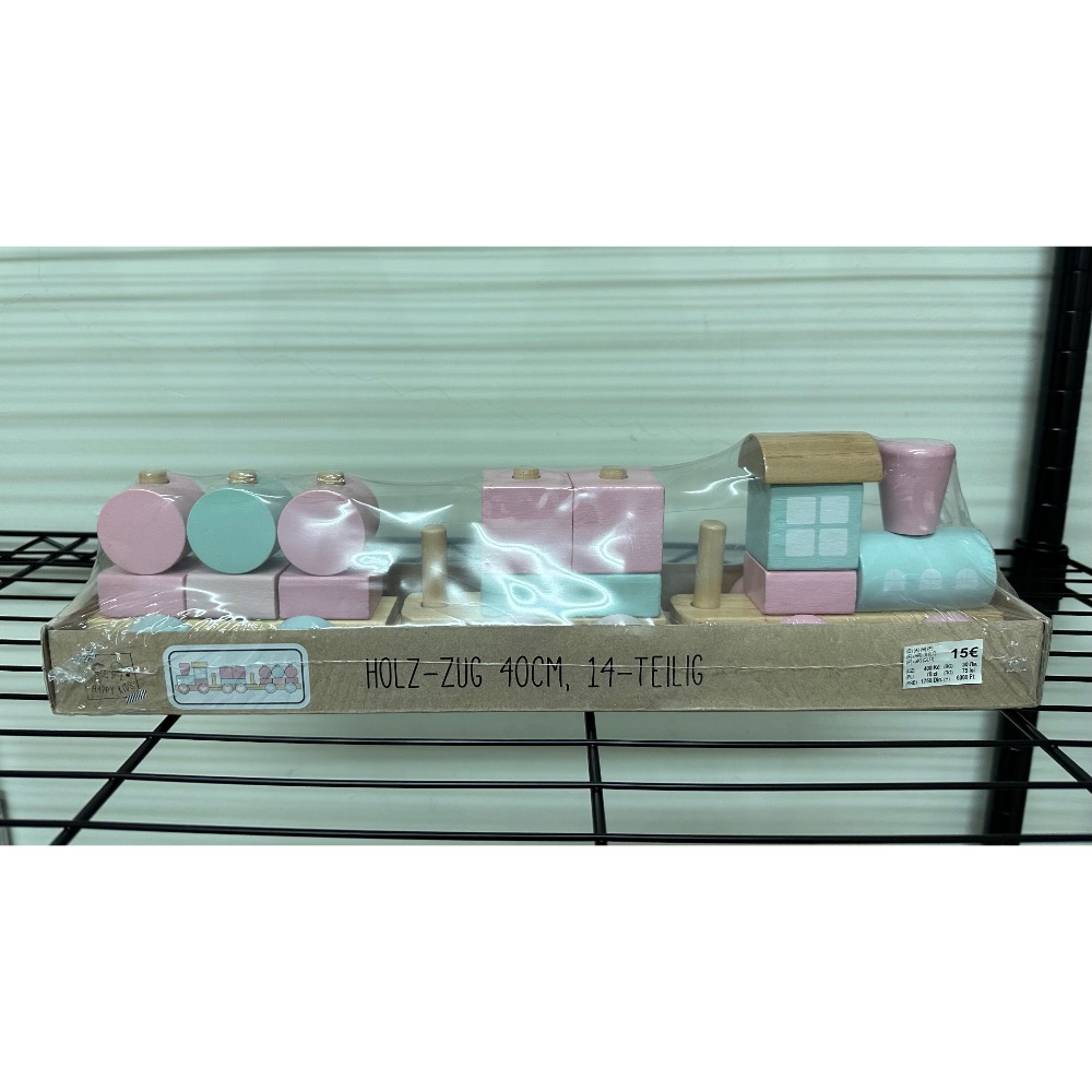 木製玩具 積木火車-細節圖2