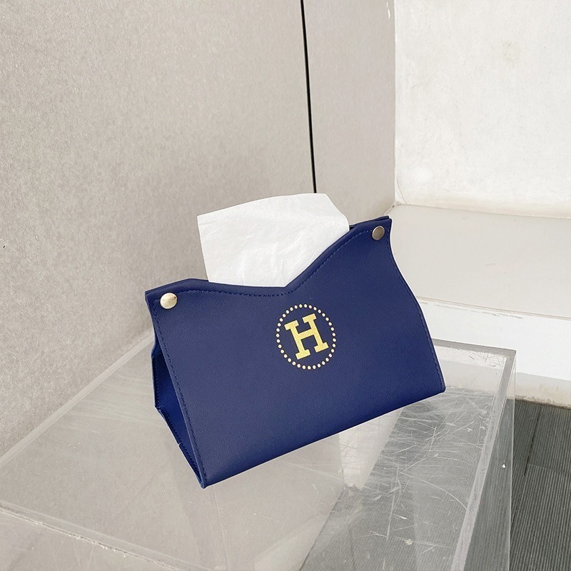 （現貨不用等！當天出貨）北歐風 皮革衛生紙盒 客廳 家用 創意紙巾-細節圖9