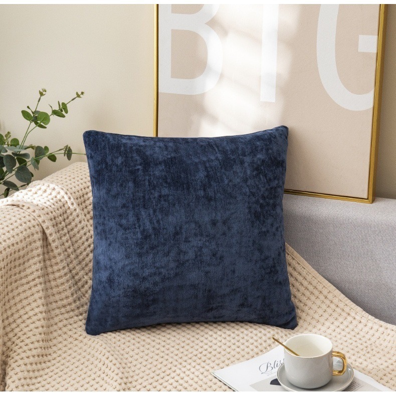 北歐ins風 現代簡約 純色雪尼爾 抱枕 沙發抱枕 床頭靠墊-細節圖9