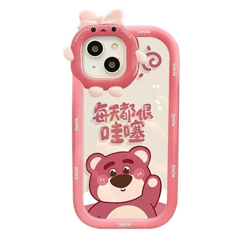 草莓熊iPhone 系列手機殼-細節圖3