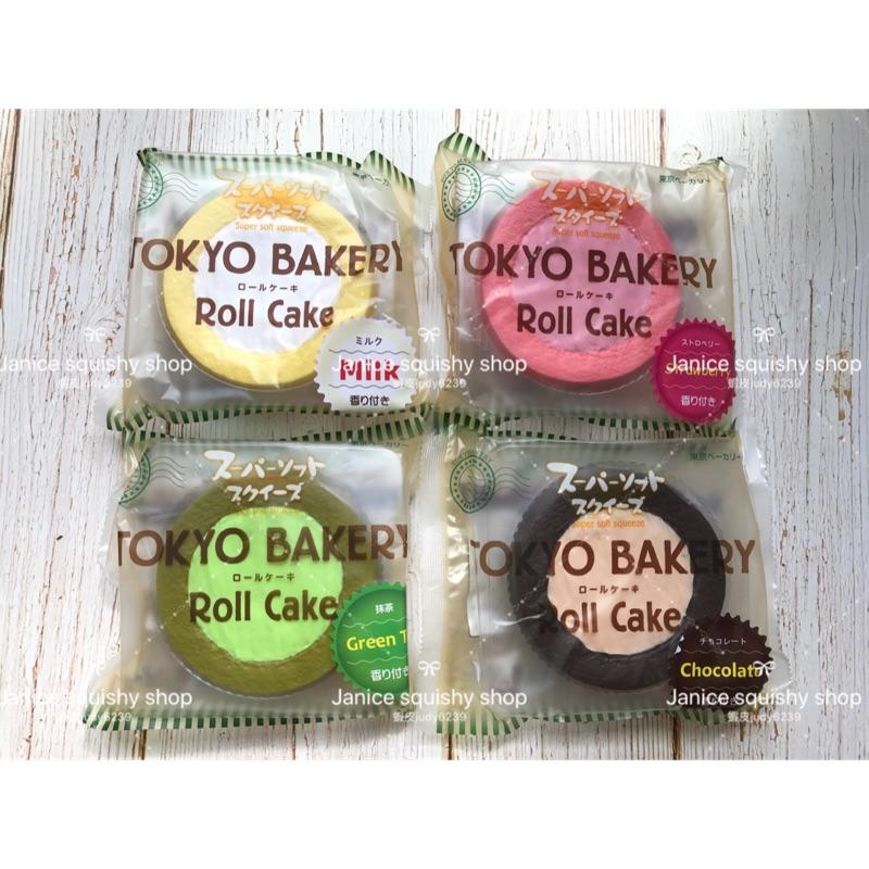 日本Tokyo bakery牛乳蛋糕 瑞士捲 squishy 軟軟 捏捏吊飾-細節圖2