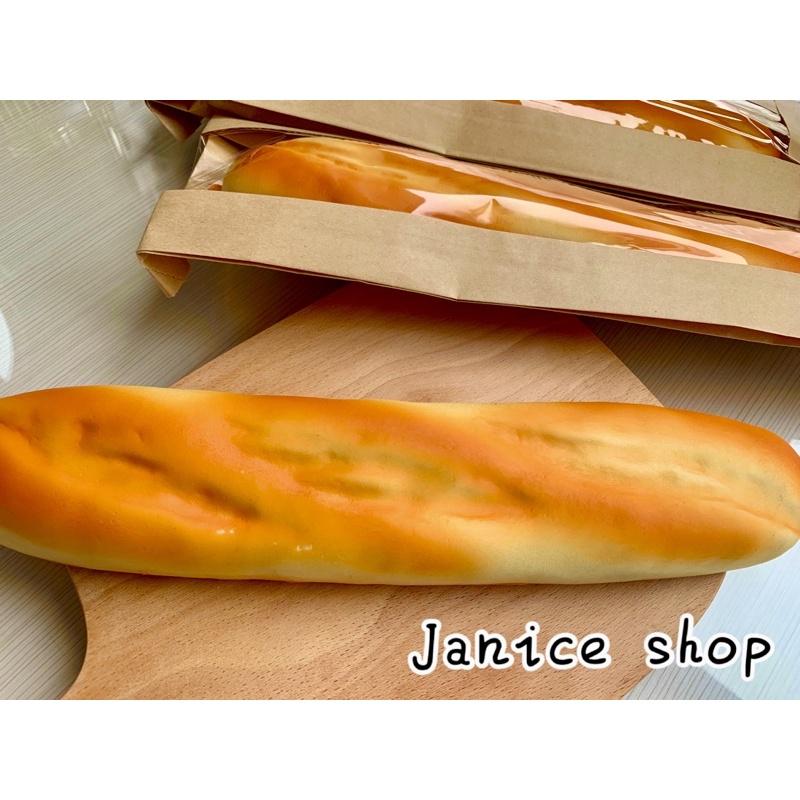 法國麵包🇫🇷squishy 軟軟 仿真麵包 麵包模型 紓壓小物 手枕 有香味 附麵包袋-細節圖2