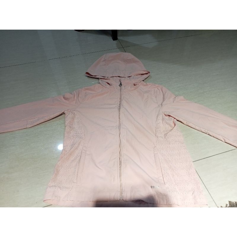 防曬 抗UV-涼感連帽修身透氣外套-女 (M碼)-細節圖2