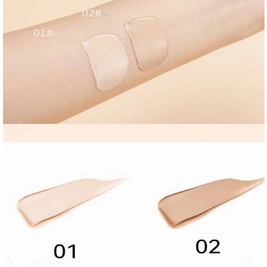 燈霧面美妝高度遮瑕持久bb霜  粉底液（02色）-細節圖3