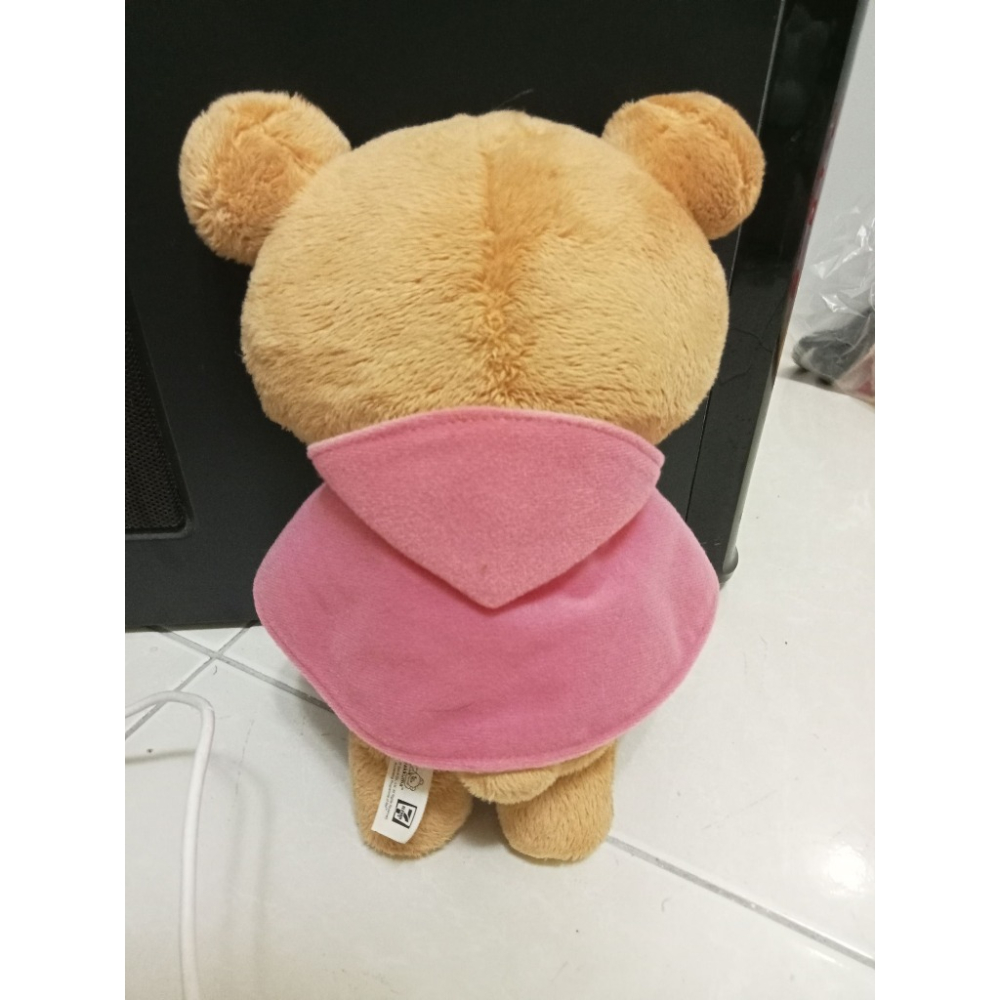 絕版-seven eleven(小七)拉拉熊 限量正版披風拉拉熊玩偶-細節圖2