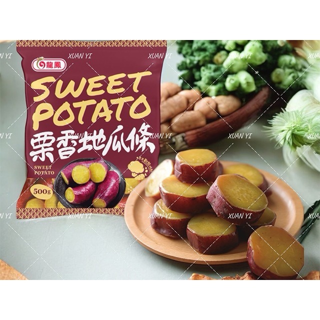 [龍鳳]龍鳳-玉米筍/南瓜塊/栗香地瓜塊/冷凍/方便料理/新品上架-規格圖3