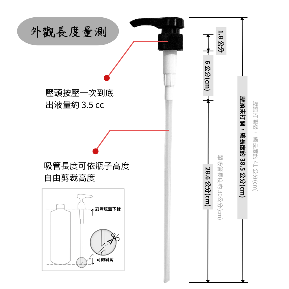 【台灣製 】現貨供應 28牙壓頭 黑色按壓頭 萬用壓頭 3.5ml-細節圖4