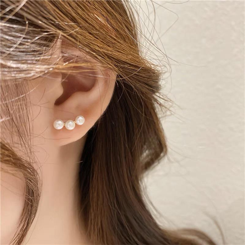 𝐄＇𝐧𝐞𝐬 🇰🇷｜巴黎晚宴｜🇰🇷珍珠垂墜耳環（可拆戴）S925銀針-細節圖3