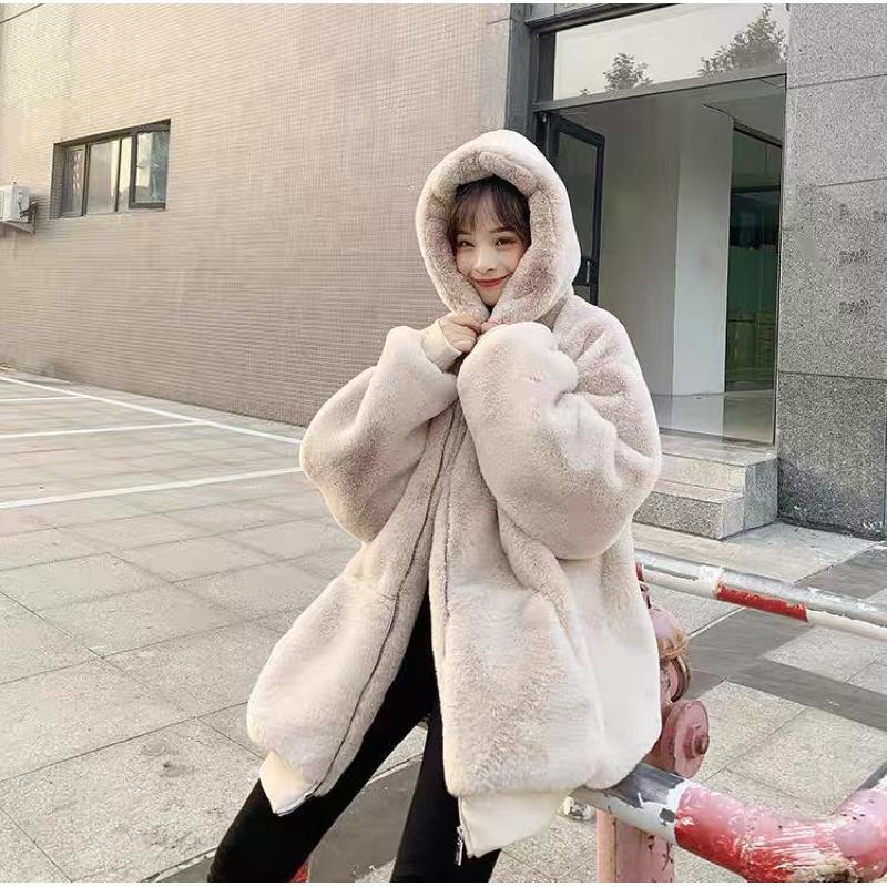 𝐄＇𝐧𝐞𝐬🇰🇷闆娘實拍 毛絨外套 毛毛外套 超保暖 被子穿出門-細節圖4